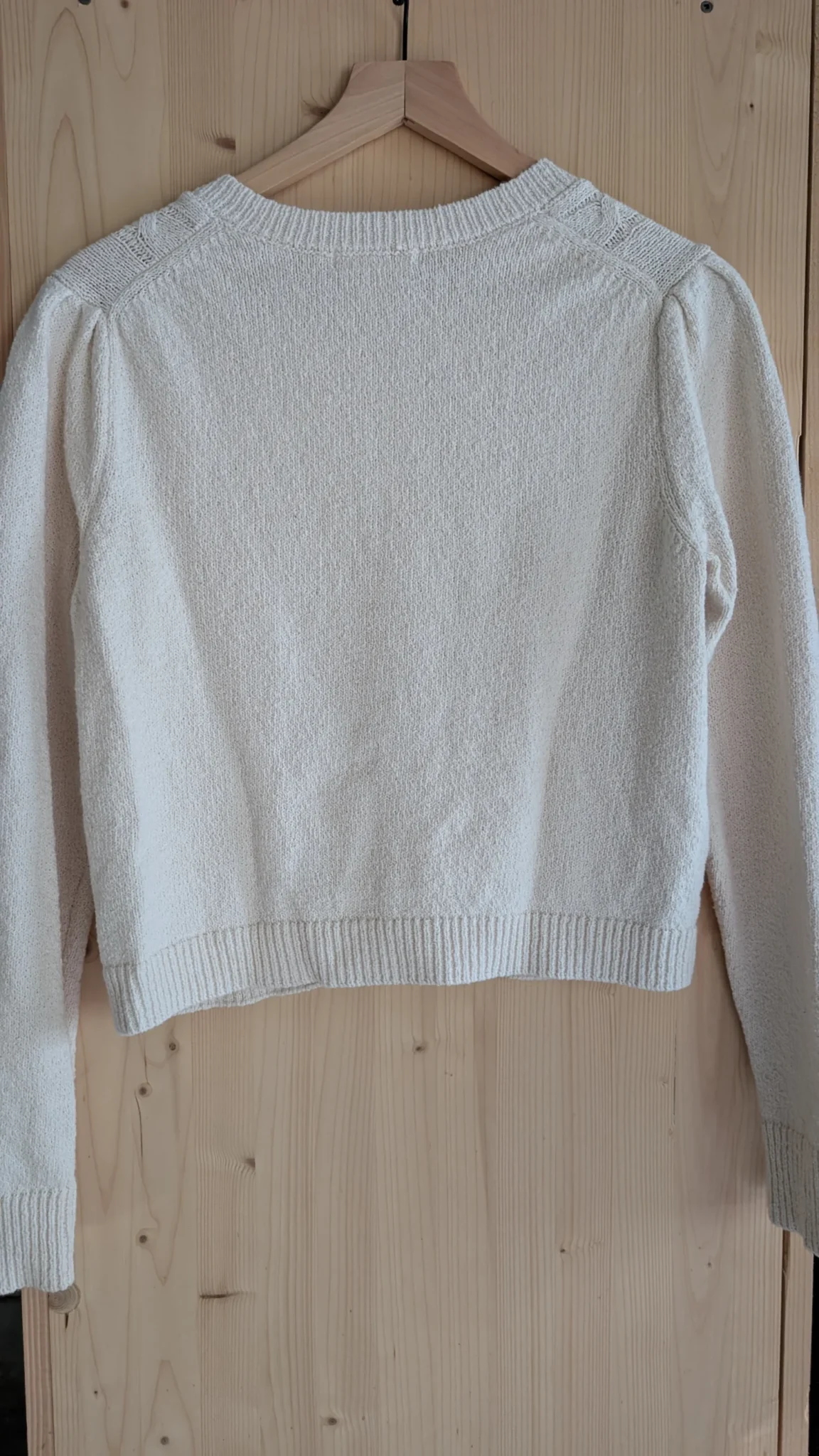 Image for Cream-coloured cardigan