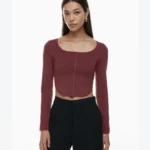 Thumbnail for Aritzia – Long-sleeved knitted bustier