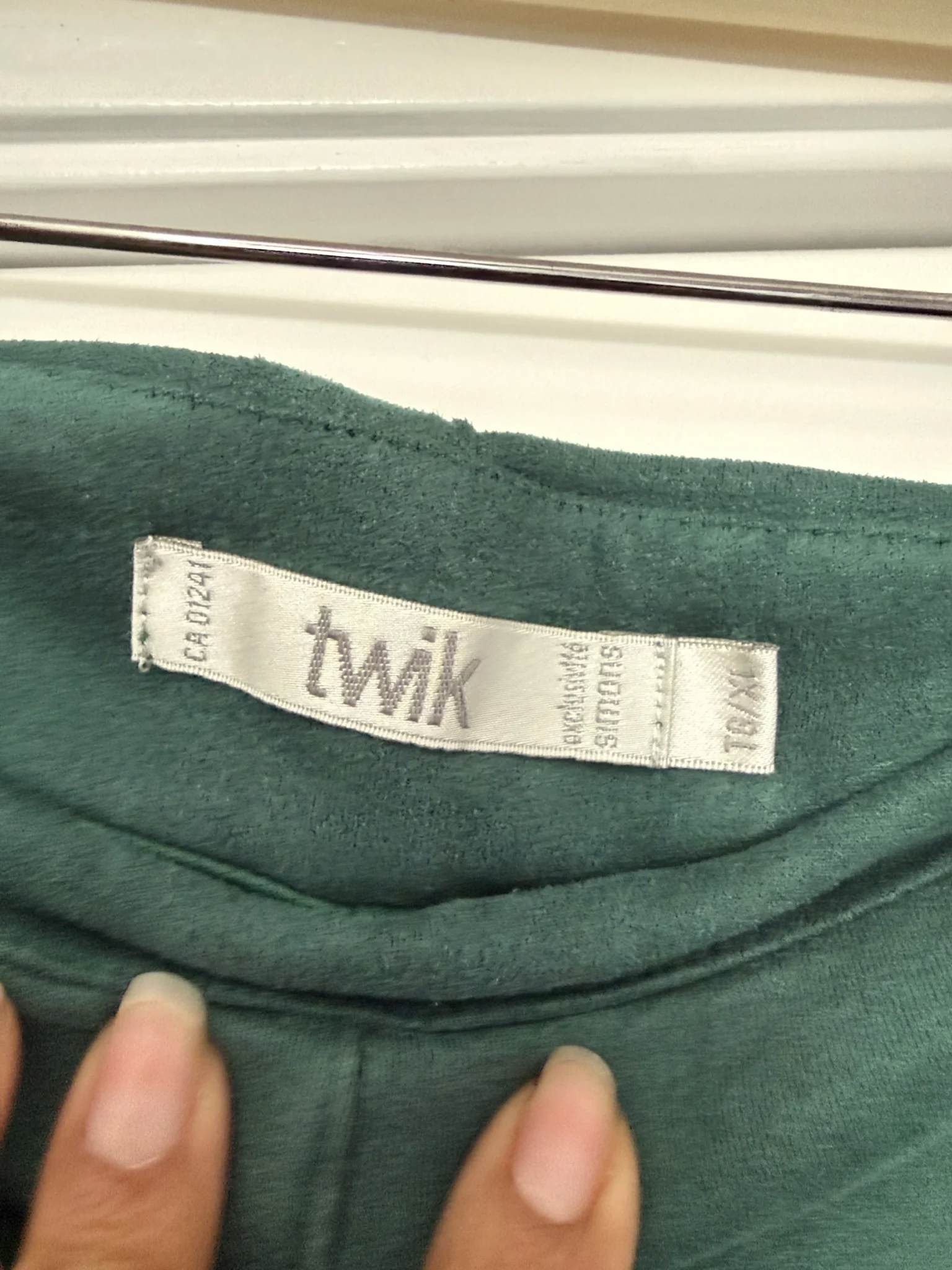 Image for Twik – Suede-effect skirt