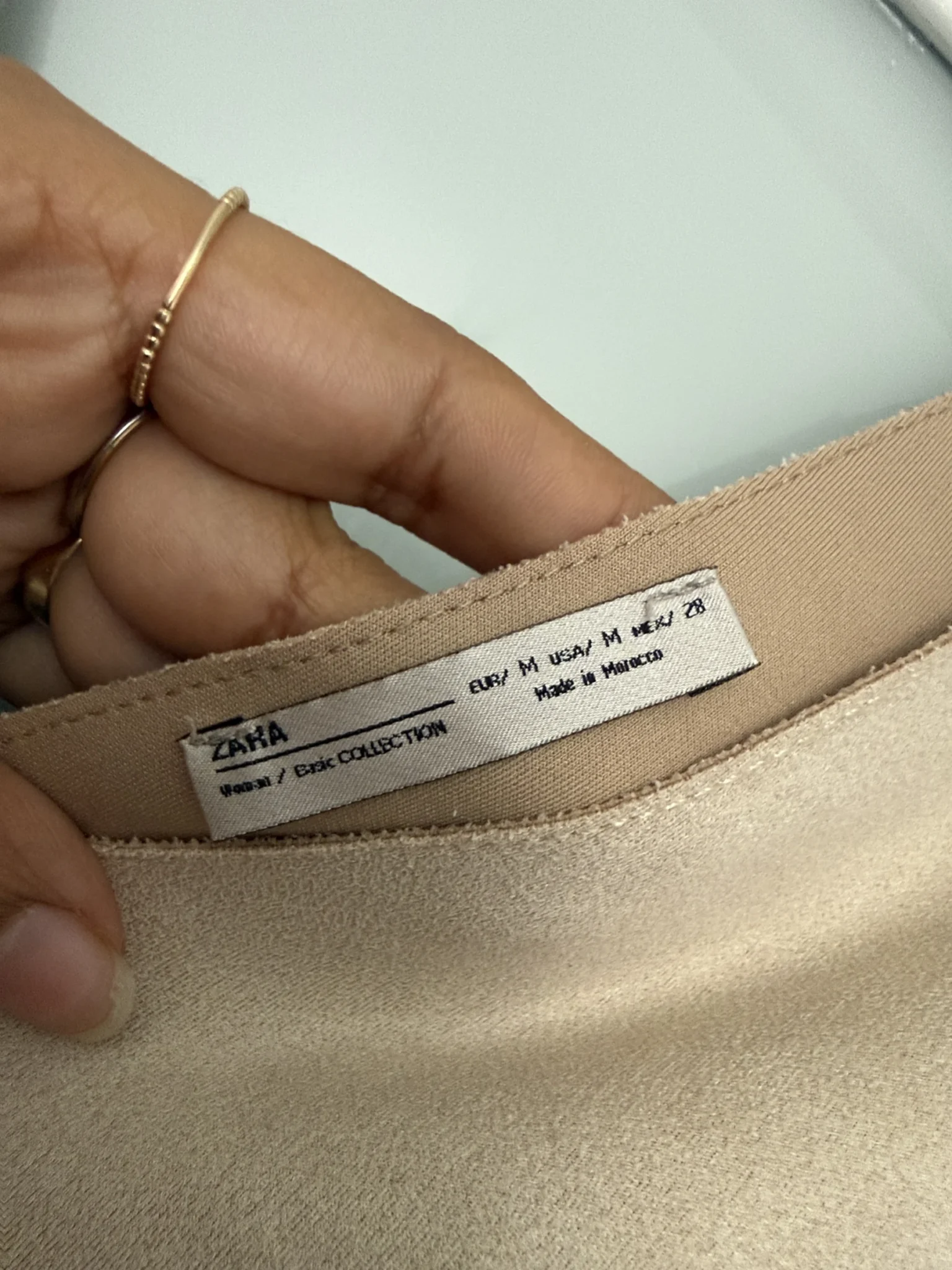 Image for Zara – Faux suede dress