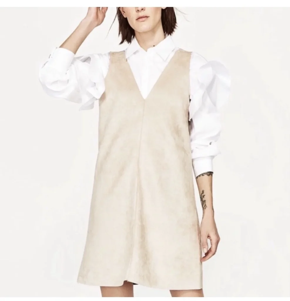 Image for Zara – Faux suede dress