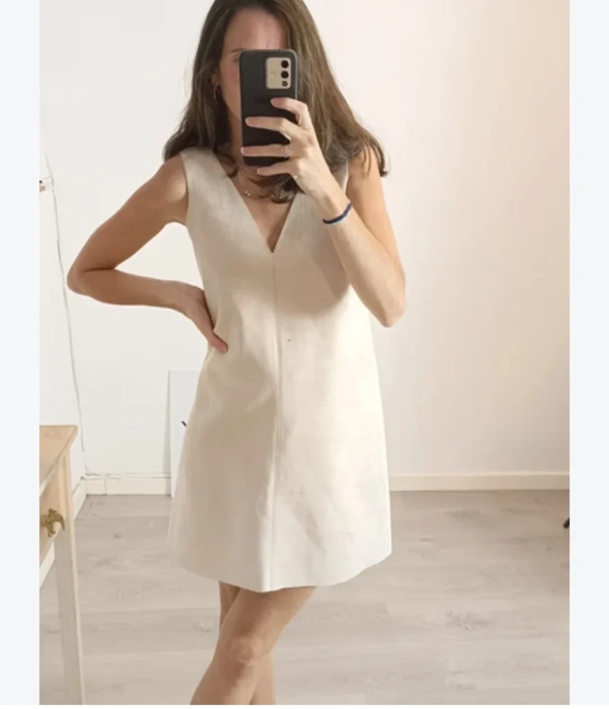 Image for Zara – Faux suede dress