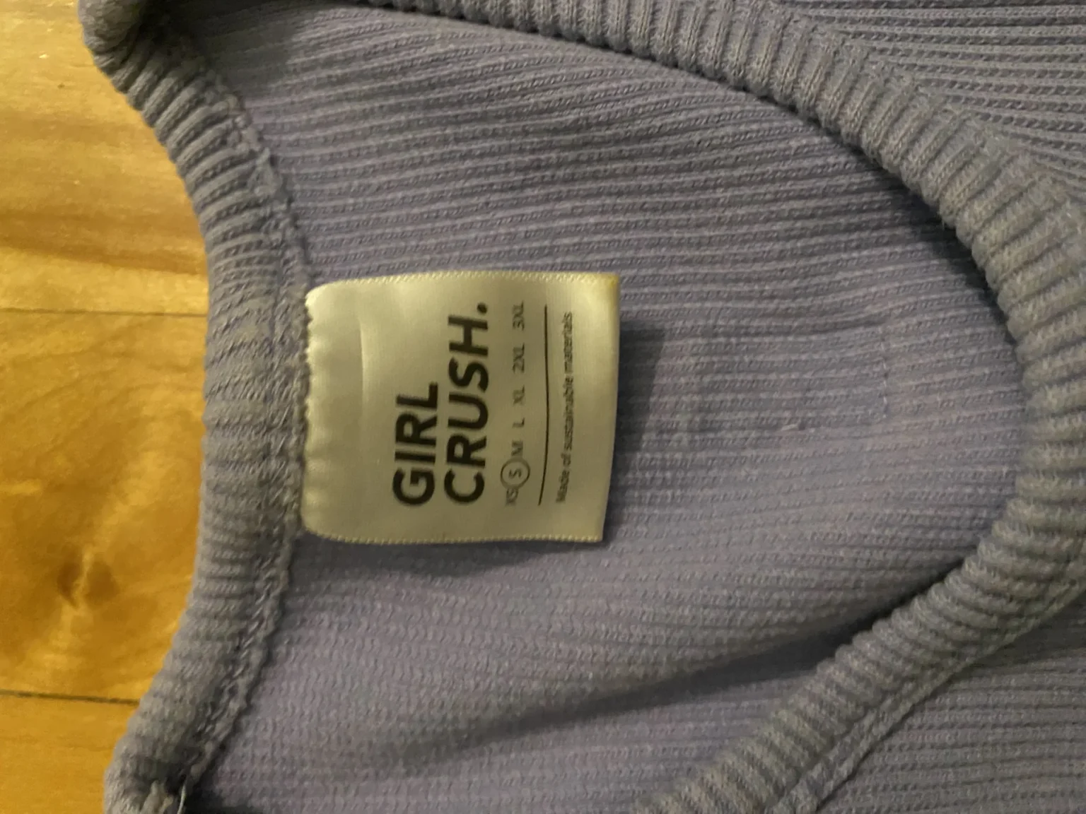 Image for Girl Crush ribbed top