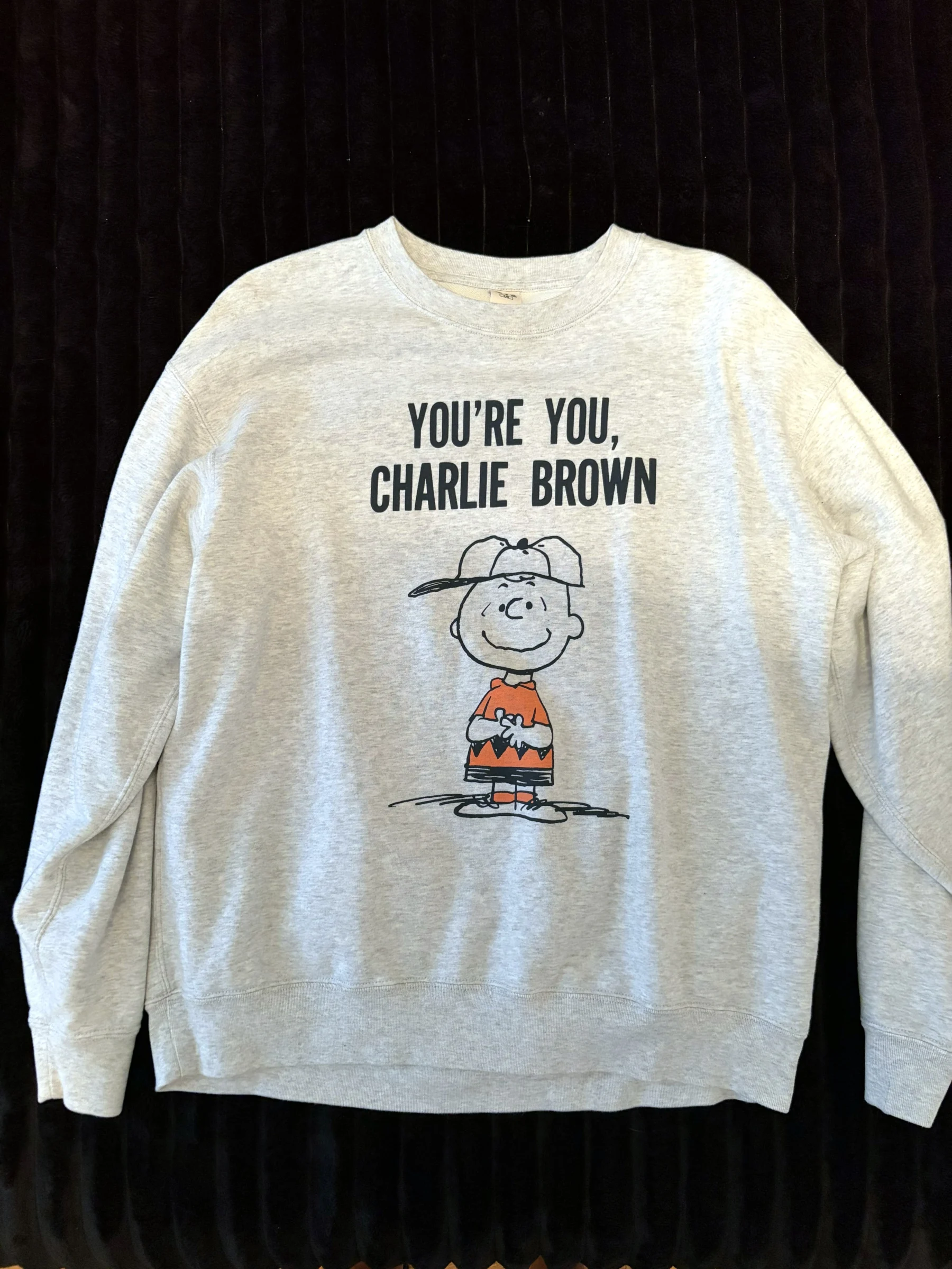 Charlie Brown sweatshirt Uniqlo seconde main
