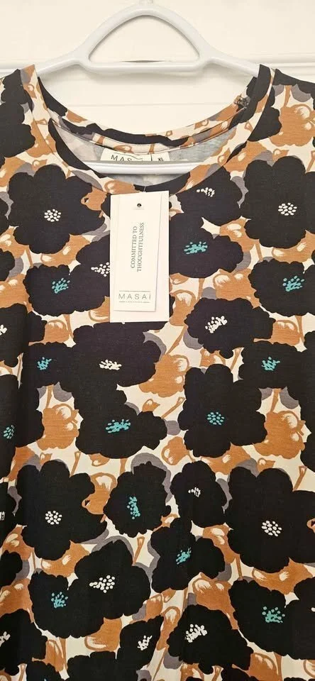 Image for Viscose dress, new, from the Danish brand Macai Copenhagen, size XL