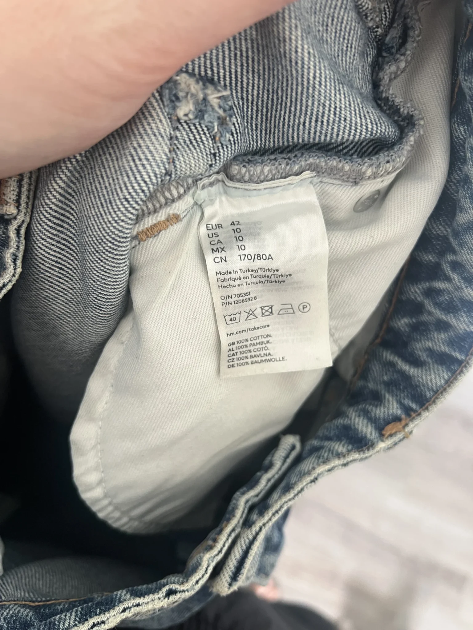 Image for Loose-fitting jeans