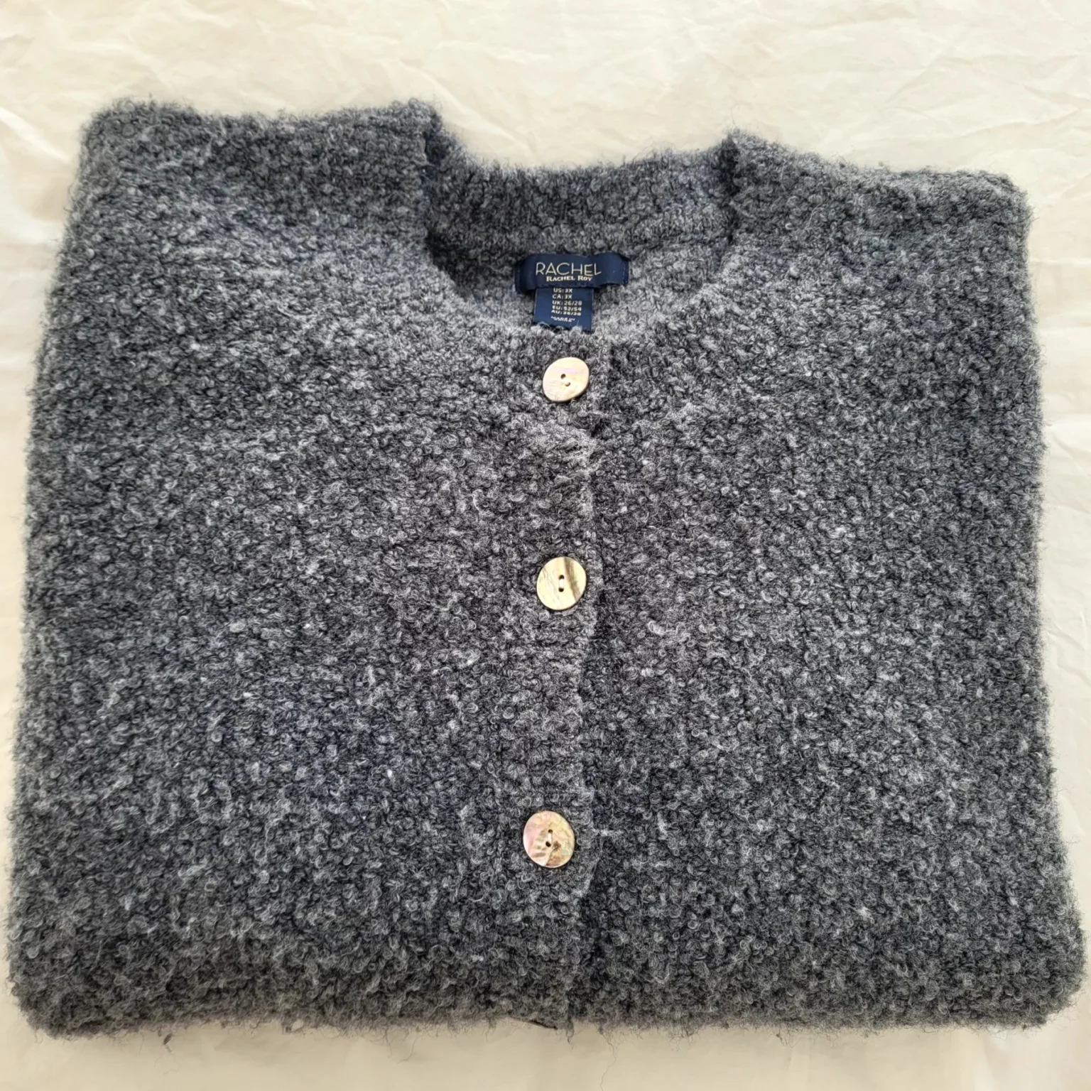Featured image for Rachel bouclé cardigan by Rachel Roy