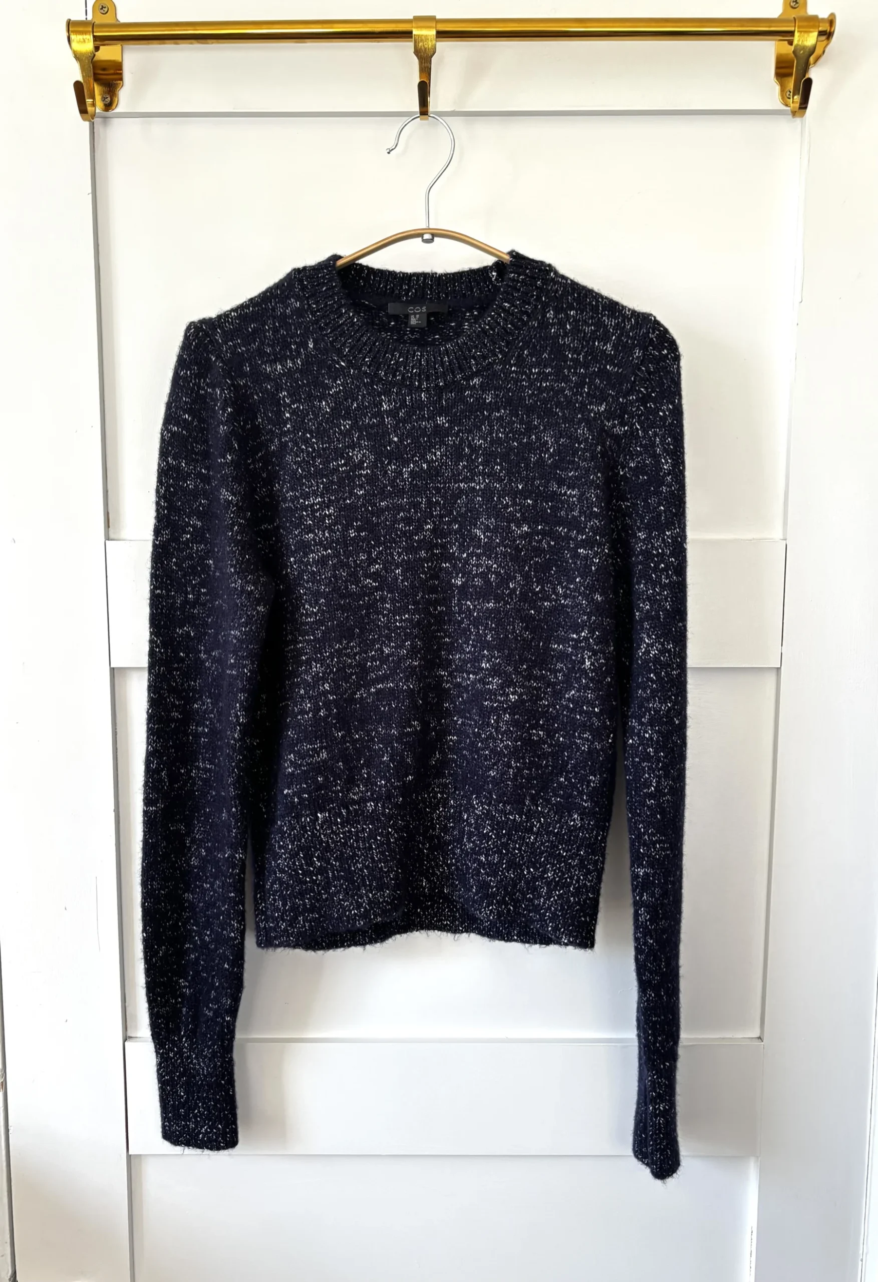 ♥️COS navy speckled jumper COS seconde main