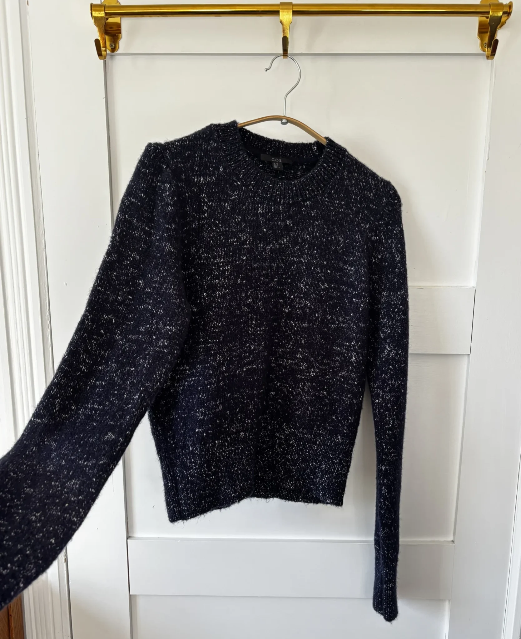 Image for ♥️Pull marine moucheté COS