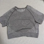 Featured thumbnail for Grey sports crop top