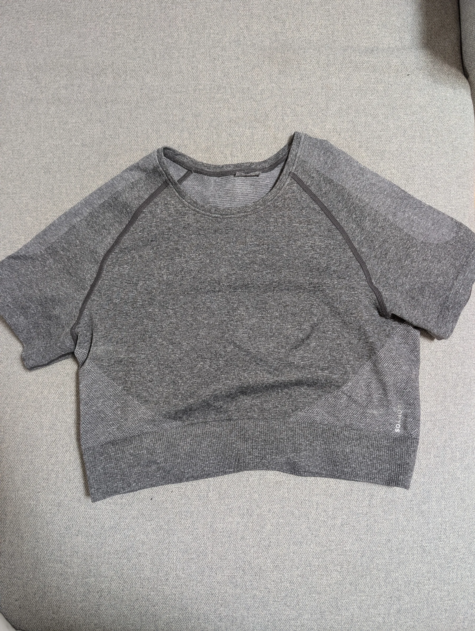Grey sports crop top *Other seconde main