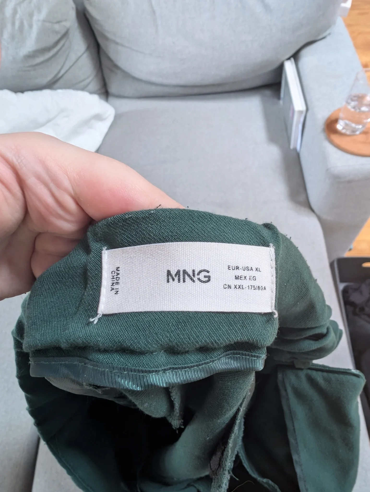 Image for Green trousers for women