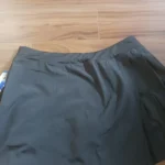 Thumbnail for Wide-leg black skirt-shorts