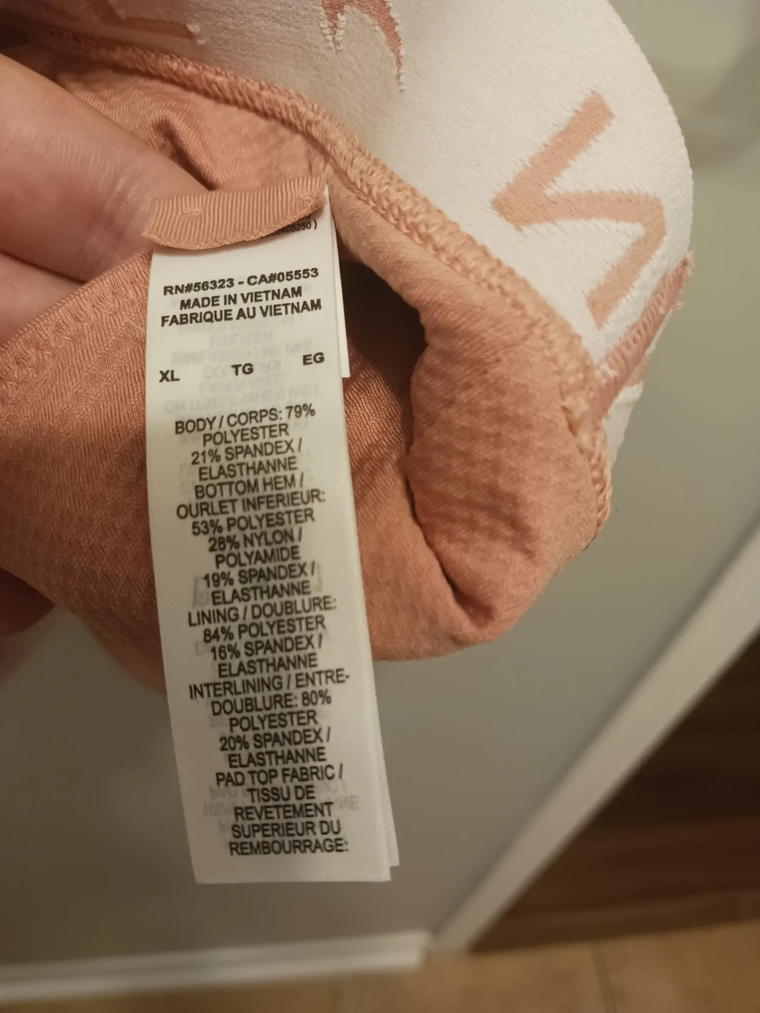 Image for Nike XL bra