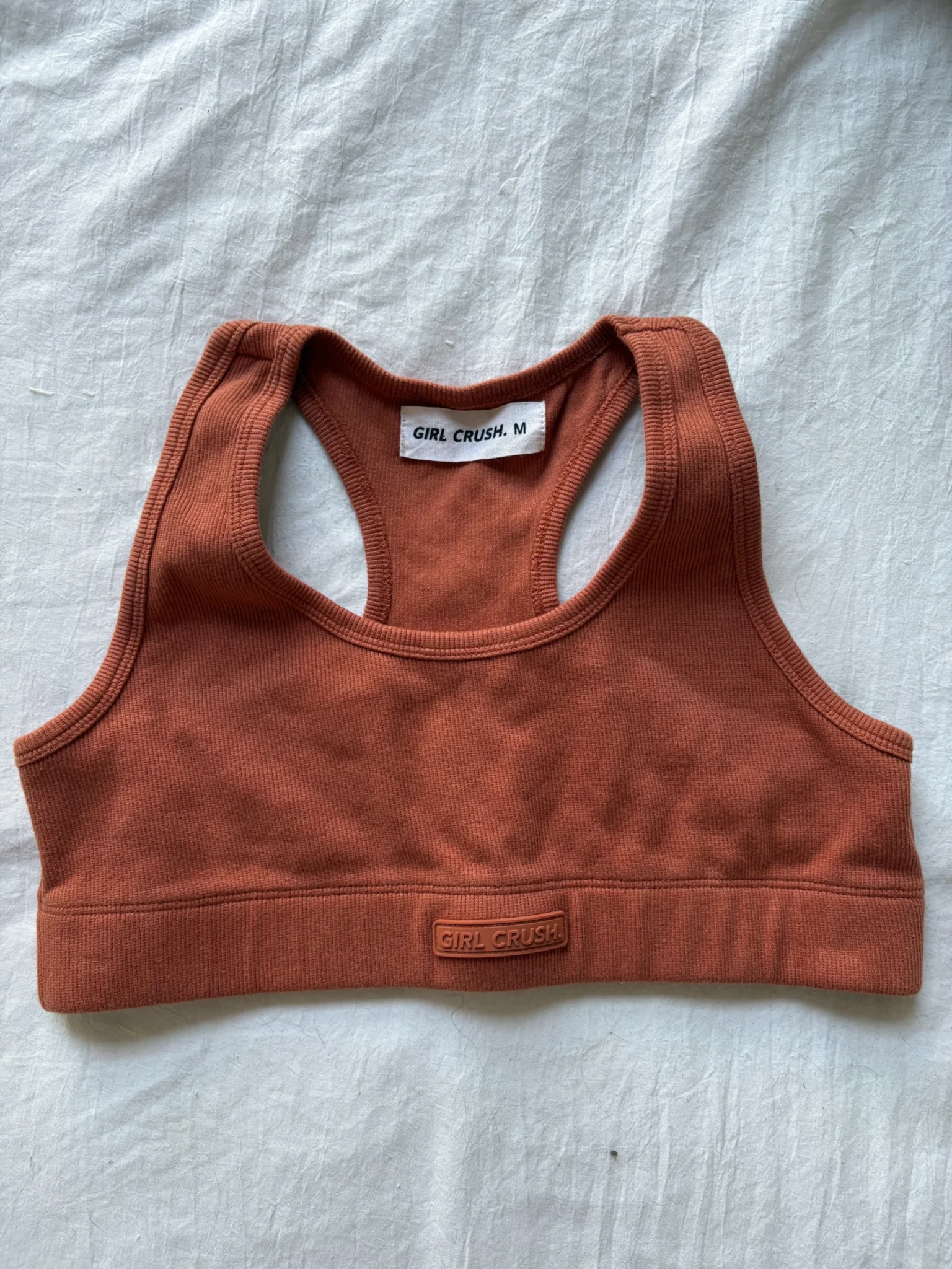 Image for Haut orange Girl Crush taille médium