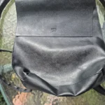 Thumbnail for Roots black leather rucksack bag