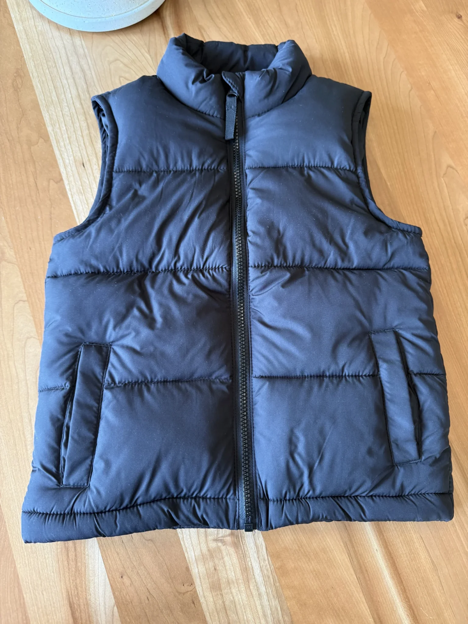 Image for Black sleeveless jacket