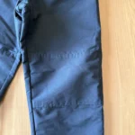 Thumbnail for Black mid-season trousers with a jersey lining
