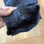 Thumbnail for Black mid-season trousers with a jersey lining
