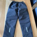 Thumbnail for Black mid-season trousers with a jersey lining