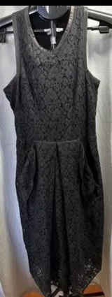 Robe en dentelle noire Faith & Love par Louise Cusson - Taille P/S *Autre seconde main