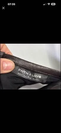 Image for Robe en dentelle noire Faith & Love par Louise Cusson - Taille P/S