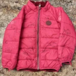 Featured thumbnail for Manteau matelassé réversible Souris Mini – Rose à poissons – 3 ans / 96 cm