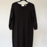 Featured thumbnail for Robe droite TRISTAN en maille- laine mérinos