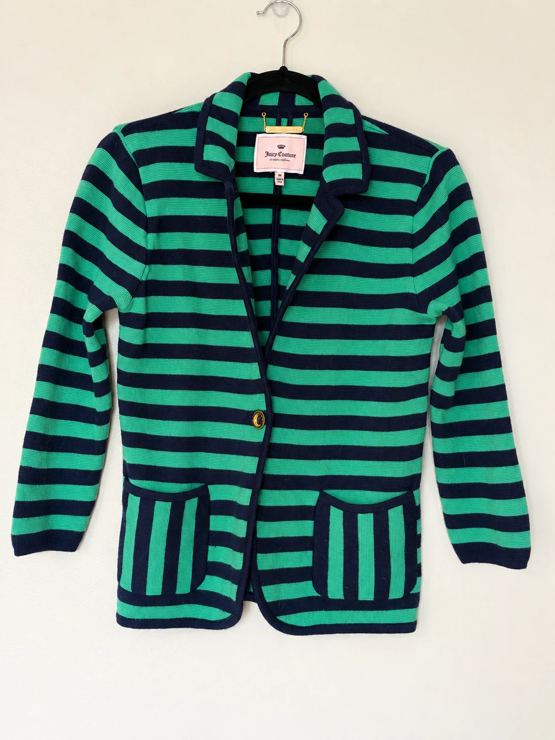 Vintage Juicy Couture wool blazer-cardigan — M Juicy Couture seconde main