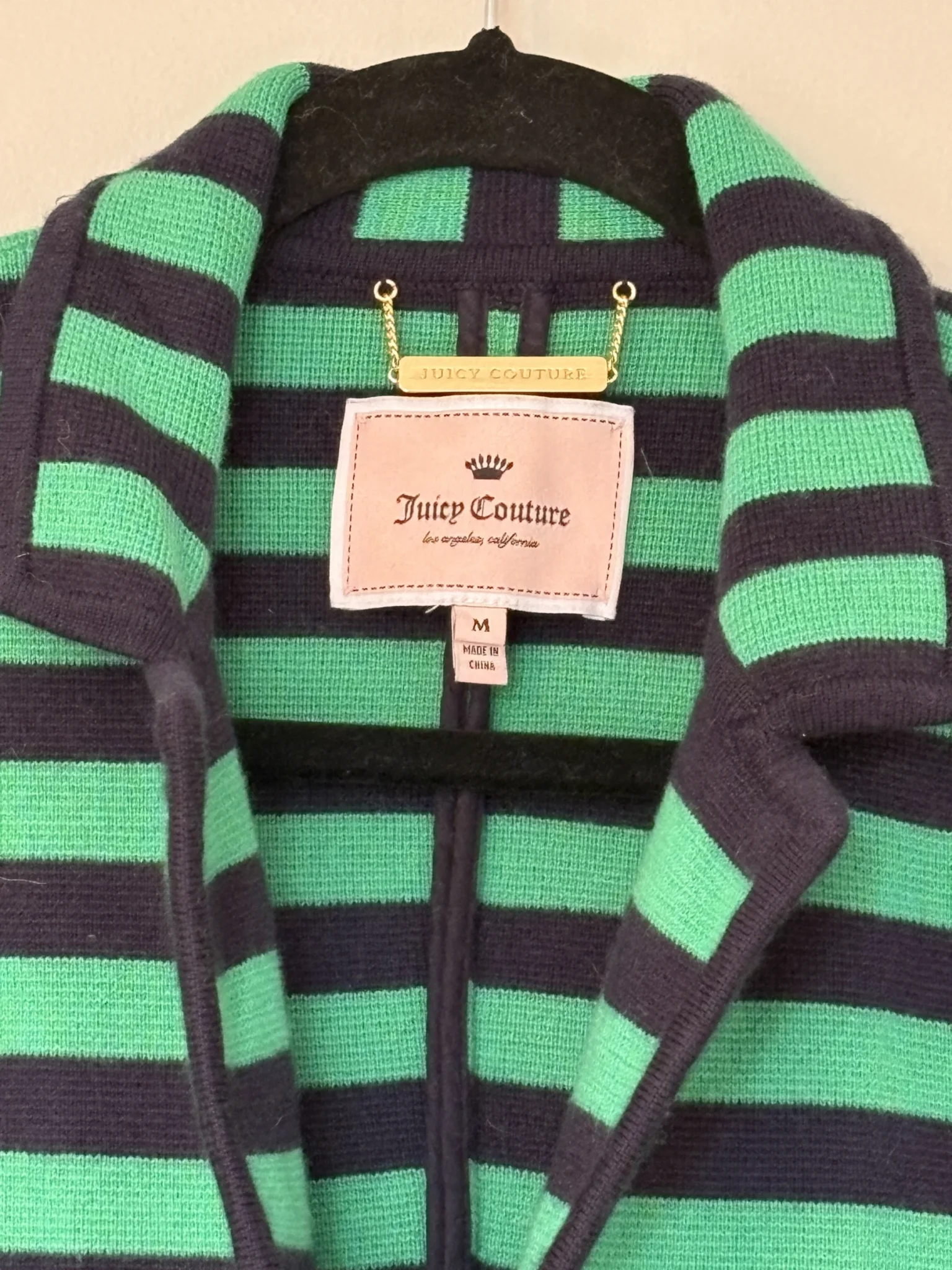 Image for Vintage Juicy Couture wool blazer-cardigan — M