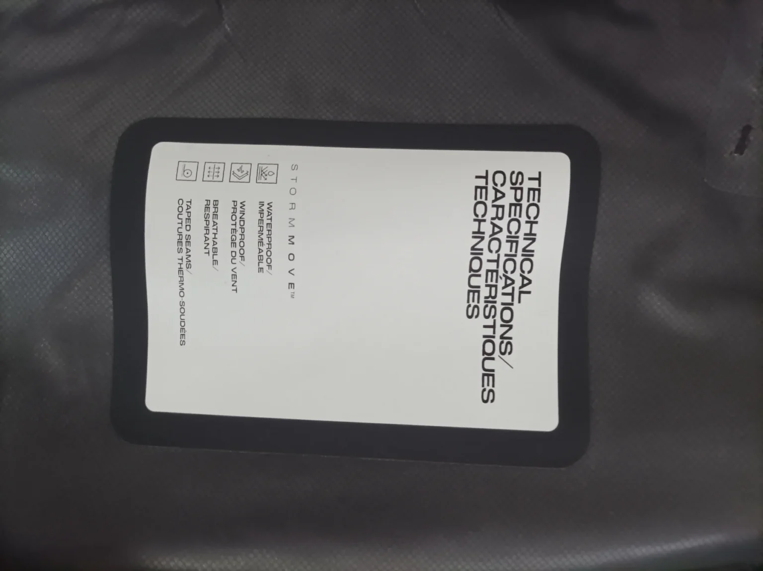 Image for H&M Move rain parka – new with tags – size P (men’s)