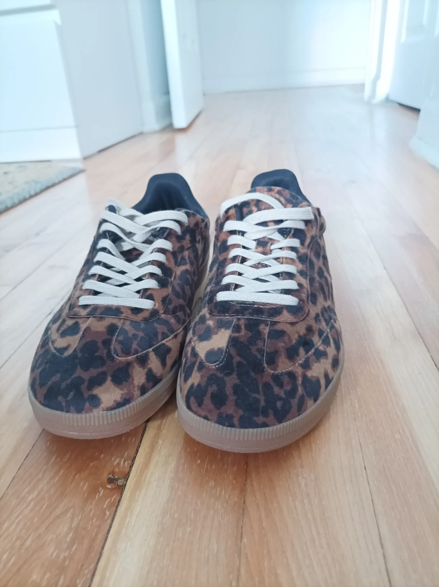 Image for Brand-new H&M leopard-print trainers – size 38 (US 7)