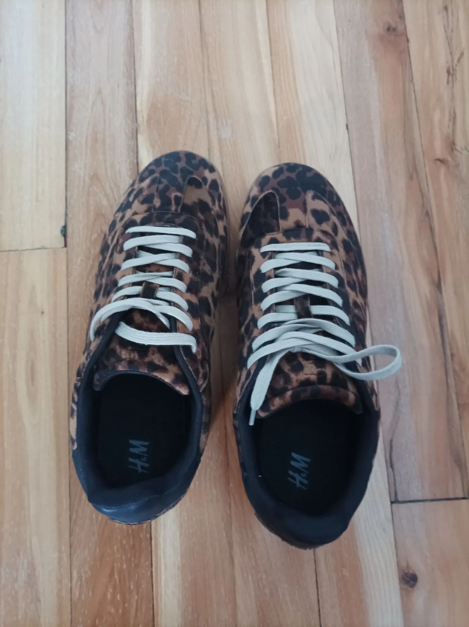 Image for Brand-new H&M leopard-print trainers – size 38 (US 7)