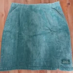 Featured thumbnail for Teal corduroy skirt – H&M Divided – size 36/US 4