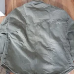 Thumbnail for Khaki cotton faded denim shirt jacket – Zara – size S