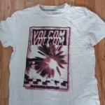 Featured thumbnail for Volcom T-shirt – retro palm tree print – size S/P (US 4/6)