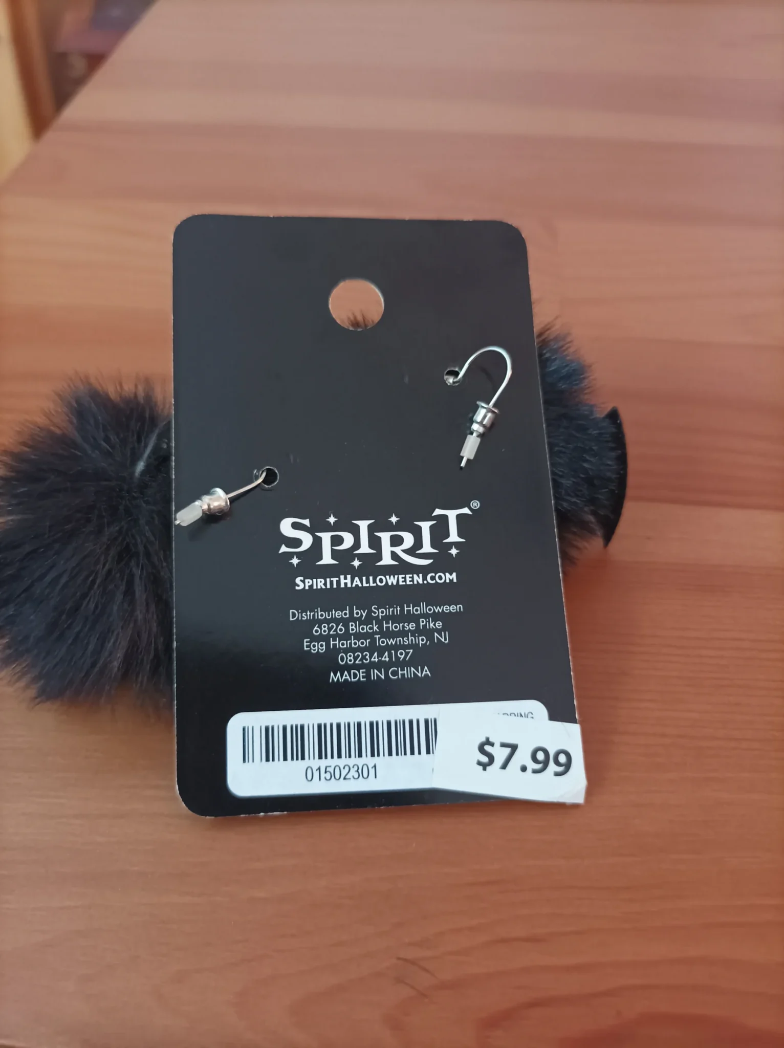 Image for 🖤 Halloween earrings – spirit 🦇
