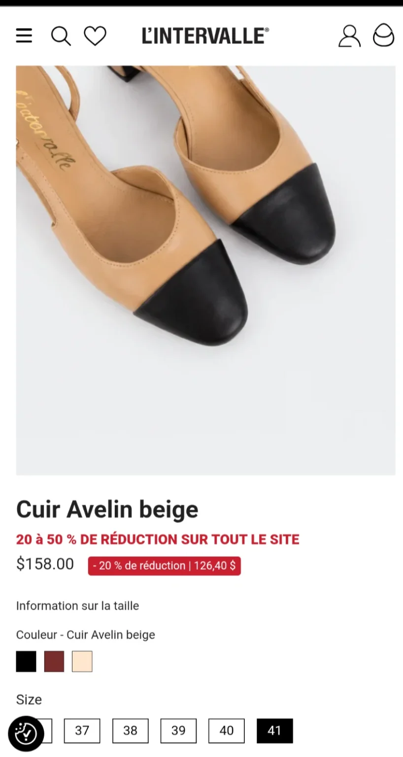 Image for Chaussures Intervalle Avelin