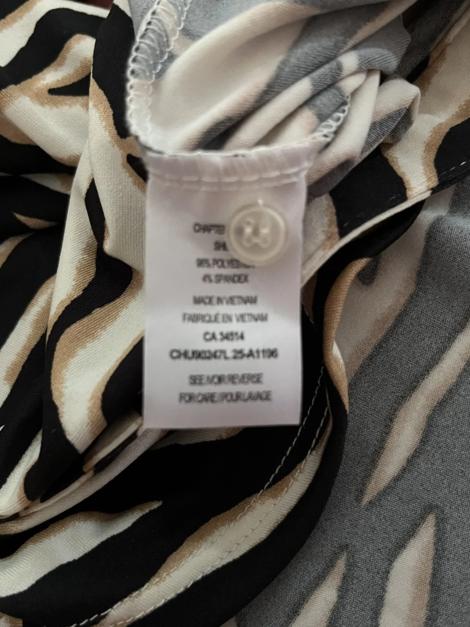 Image for Animal-print blouse