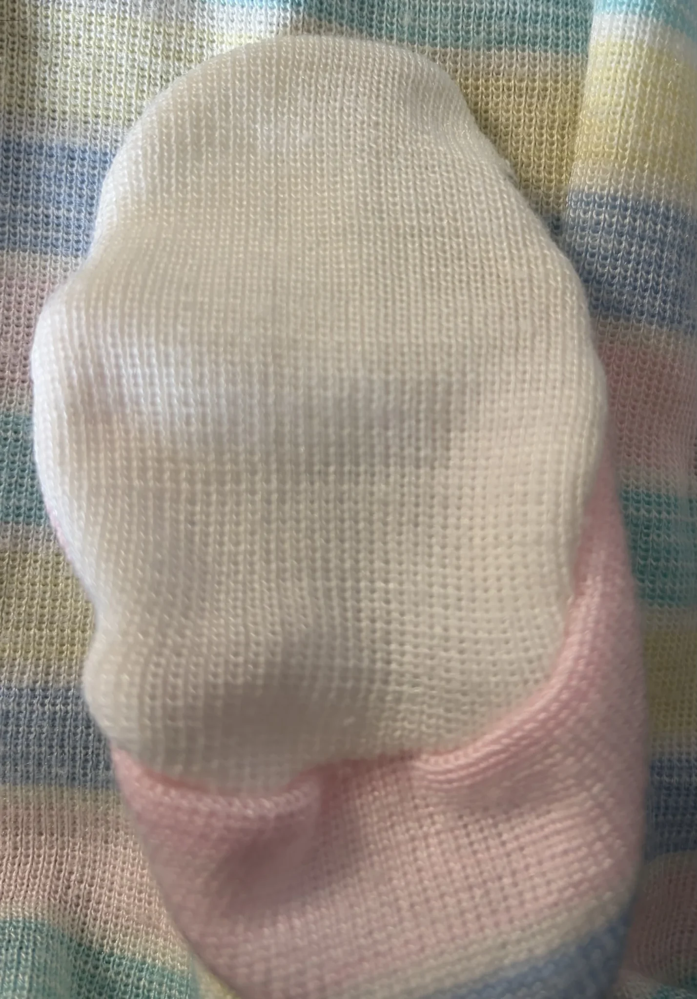Image for Vintage 80s/90s Pastel Knit Romper – Size 6M