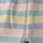 Thumbnail for Vintage 80s/90s Pastel Knit Romper – Size 6M