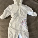 Featured thumbnail for Ski suit / Vintage white baby sleeping bag, 3–6 months – MADE IN CANADA
