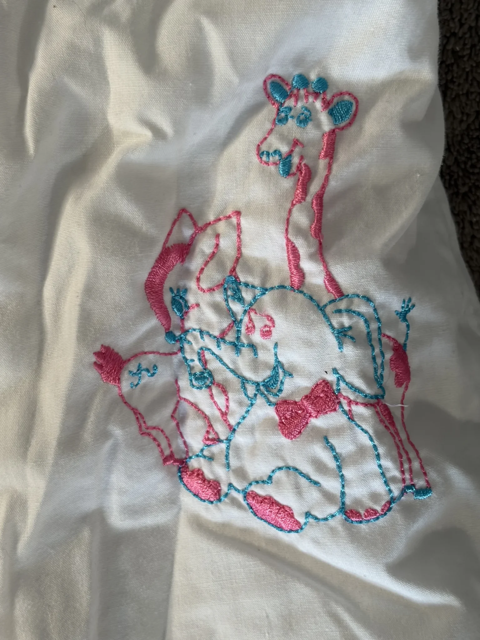 Image for Ski suit / Vintage white baby sleeping bag, 3–6 months – MADE IN CANADA