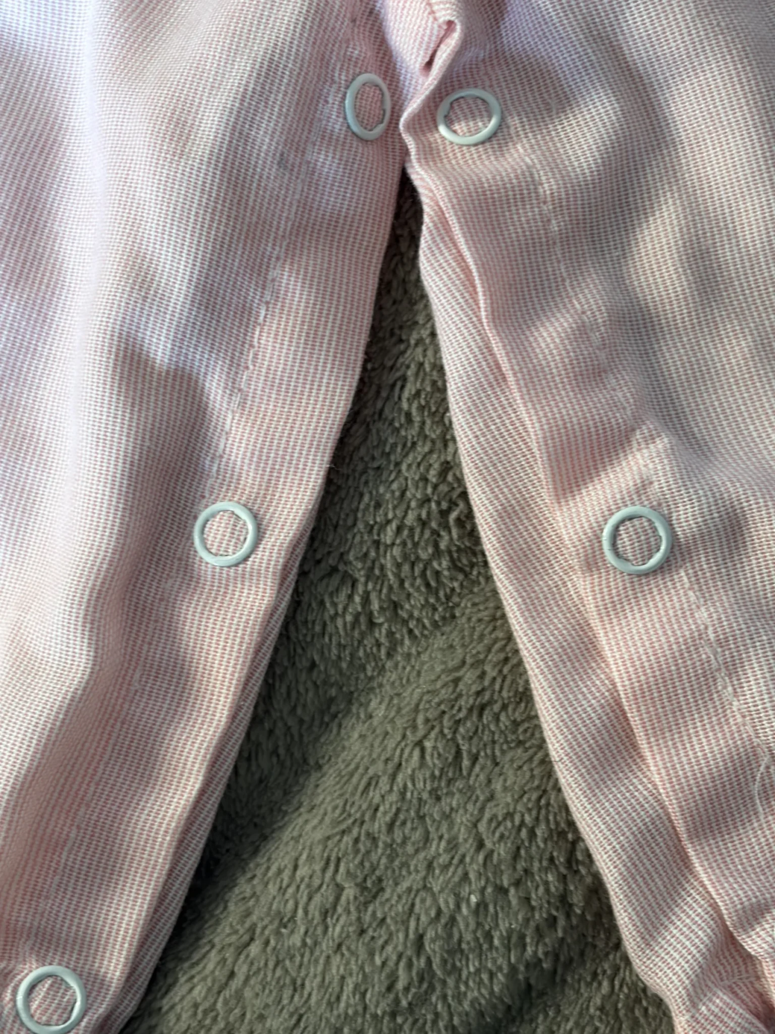 Image for Adorable Vintage Baby Dungarees – Retro Style in Pink and White