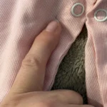 Thumbnail for Adorable Vintage Baby Dungarees – Retro Style in Pink and White