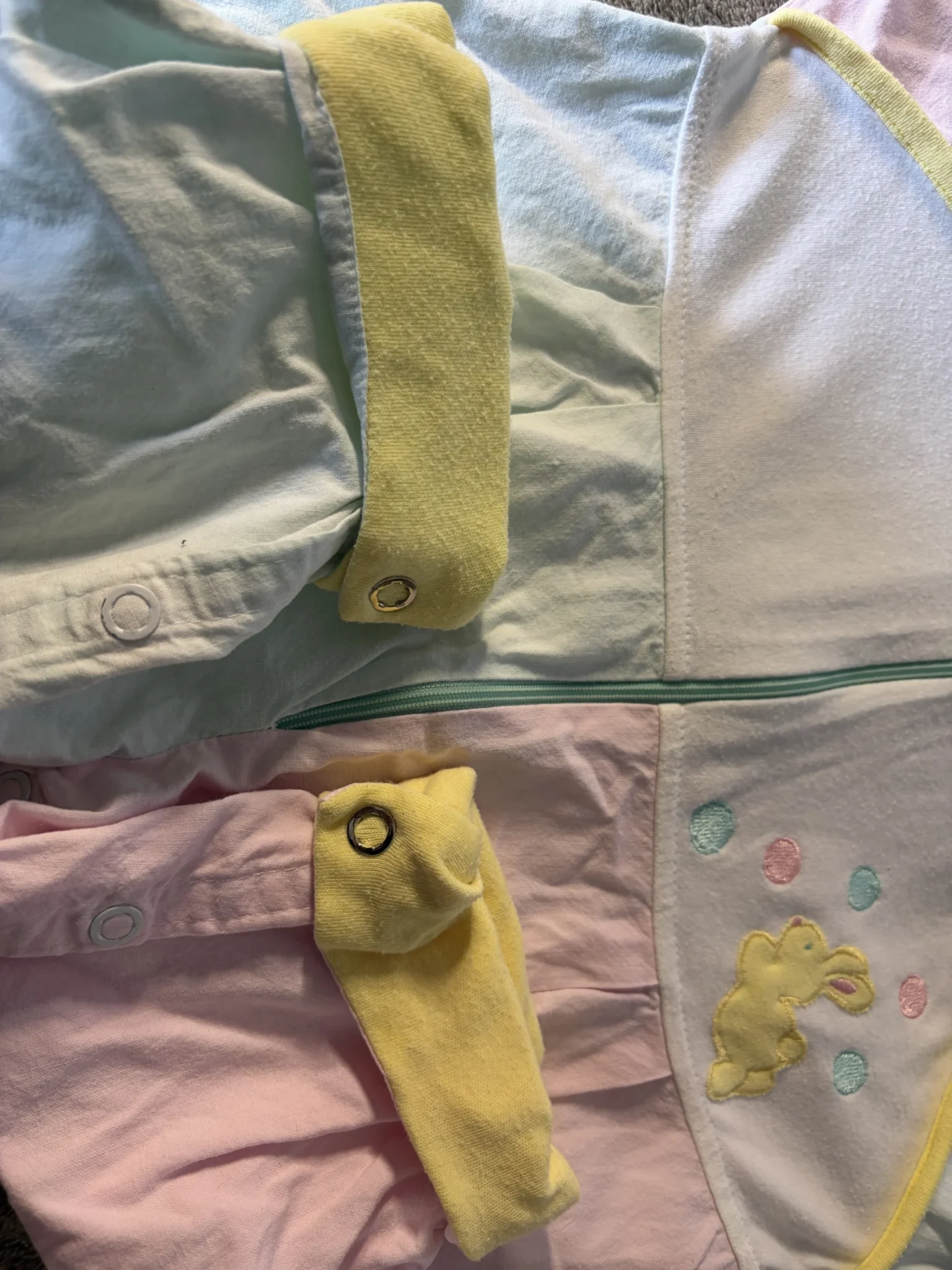 Image for Vintage 90s B.B. Club Convertible Romper – Made in Canada – 0–3 months