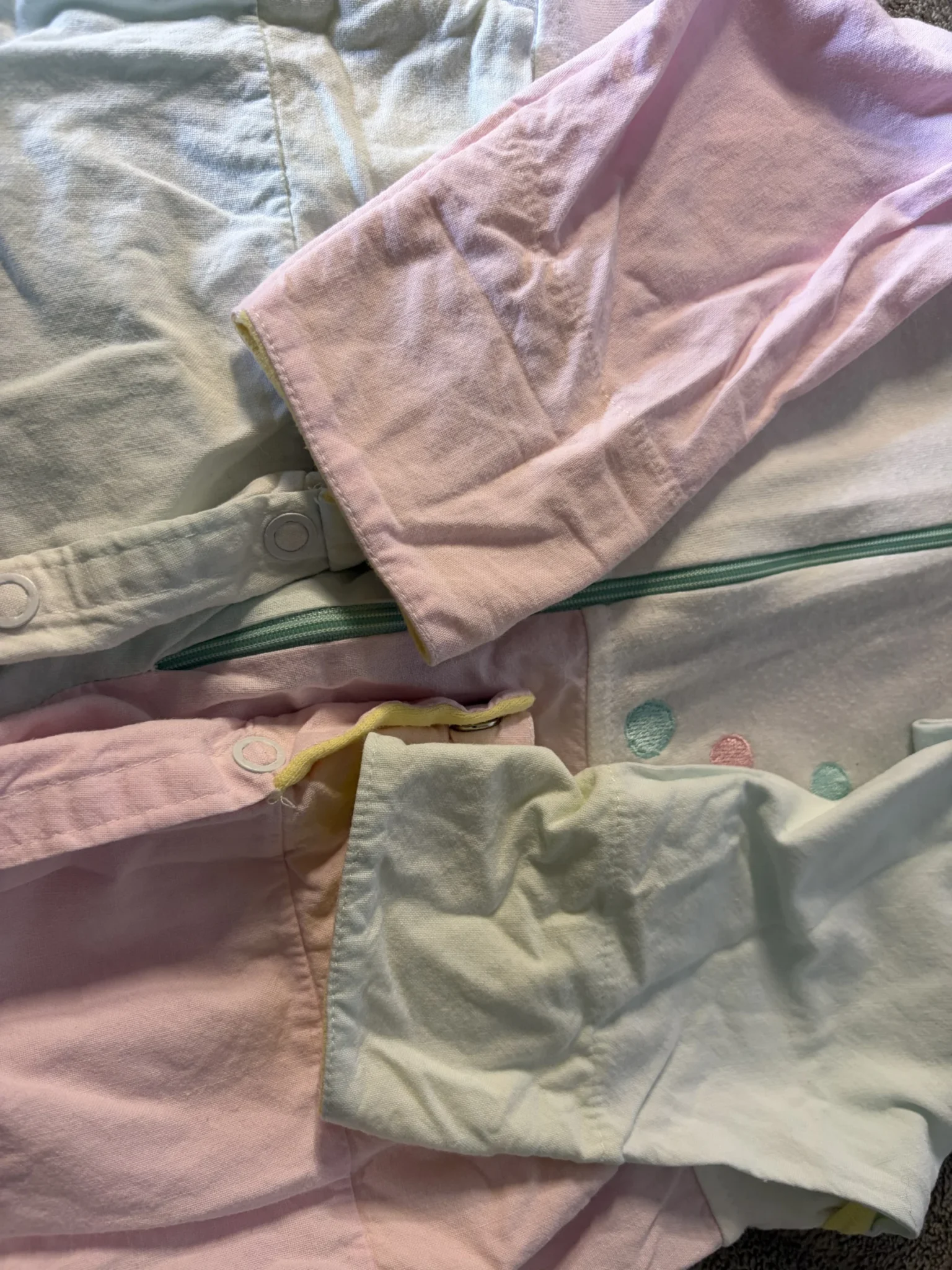 Image for Vintage 90s B.B. Club Convertible Romper – Made in Canada – 0–3 months
