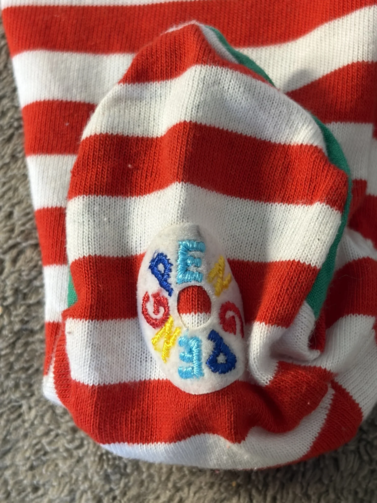 Image for Stunning vintage Peng Peng Inc. onesie – Nautical style (Made in Canada)