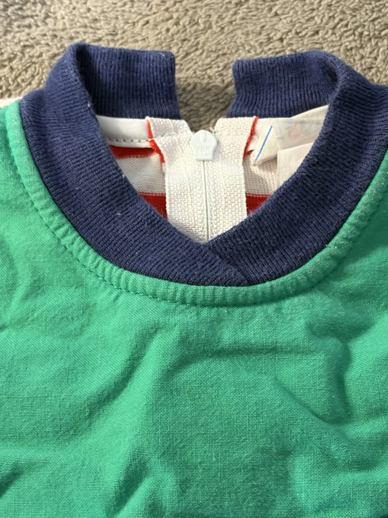 Image for Stunning vintage Peng Peng Inc. onesie – Nautical style (Made in Canada)