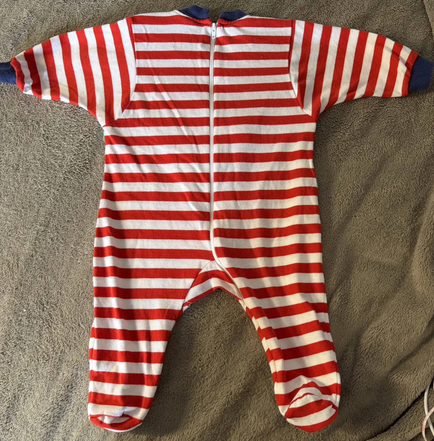 Image for Stunning vintage Peng Peng Inc. onesie – Nautical style (Made in Canada)